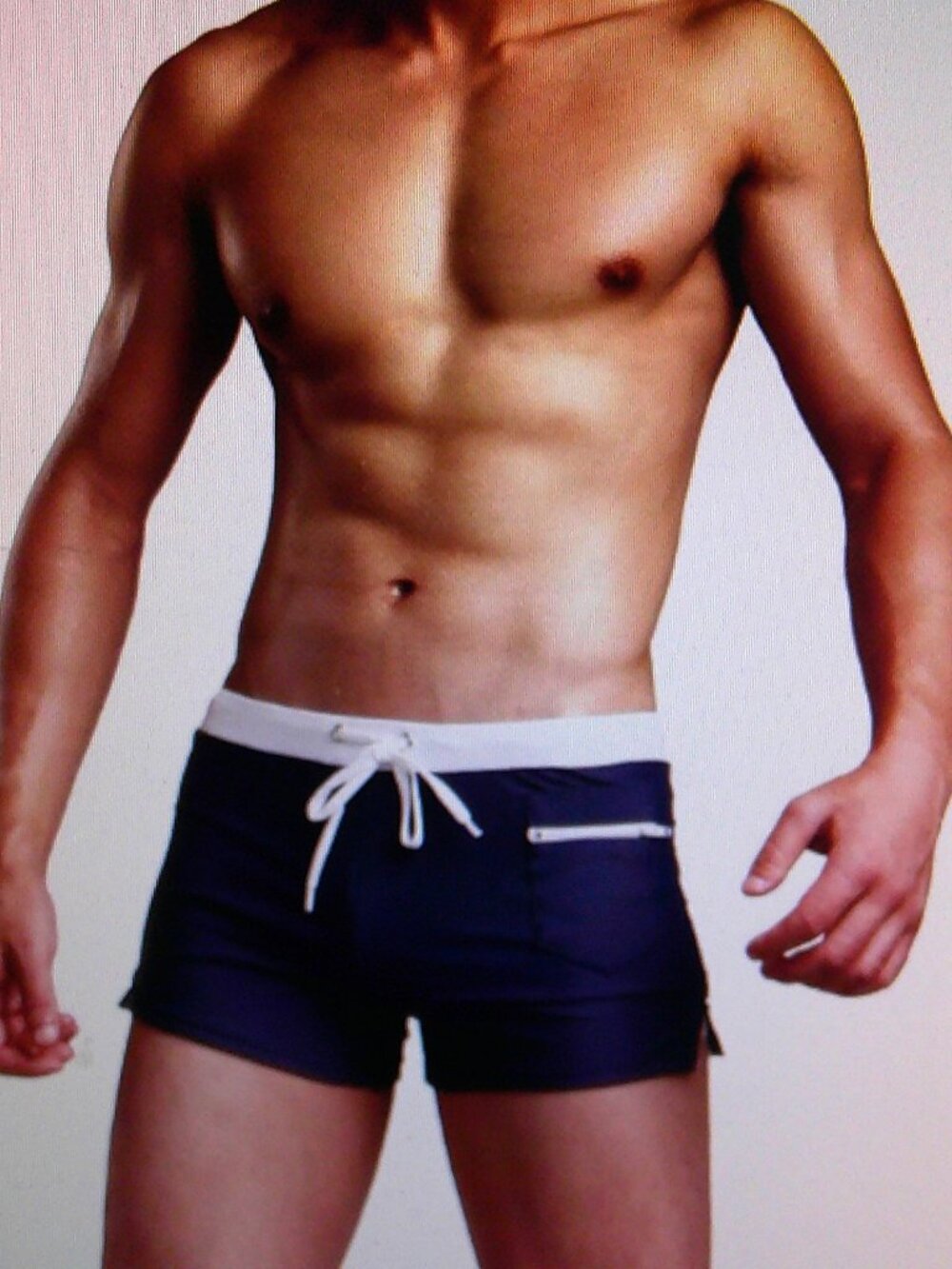 NWT "Mass21, Milan" Swim Trunks/Boxers Drawstring & Pocket Man 28-30" Waist (M)